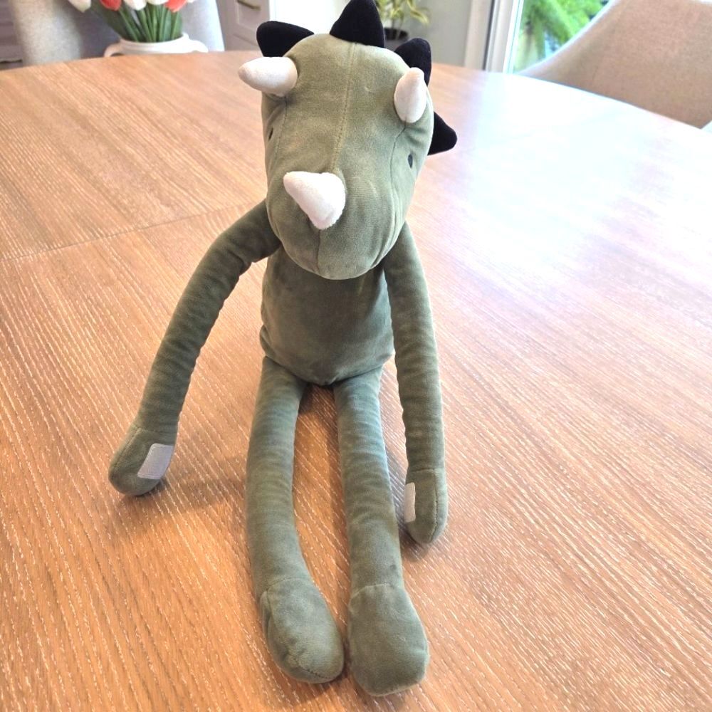 Pillowfort Kids Green Dino Plush Shelf Sitter Toy 22" Stuffed Animal